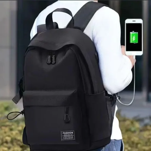 Mochila minimalista moderna para hombre