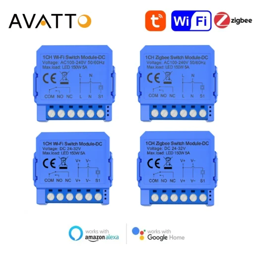 Módulo Inteligente AVATTO Tuya ZigBeeWiFi