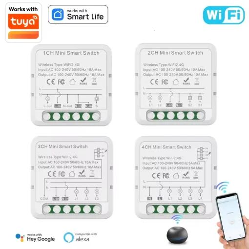 Módulo Interruptor WiFi SmartLife