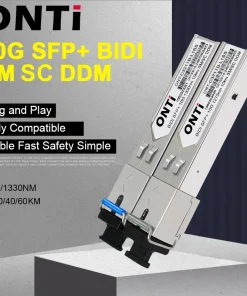 Módulo SFP+ WDM SM SC BIDI 10G ONTi 10-60 km