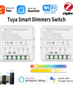 Módulo de interruptor atenuador inteligente Tuya ZigBee con WiFi