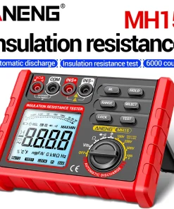 Multímetro digital multifuncional de resistencia de aislamiento ANENG MH15