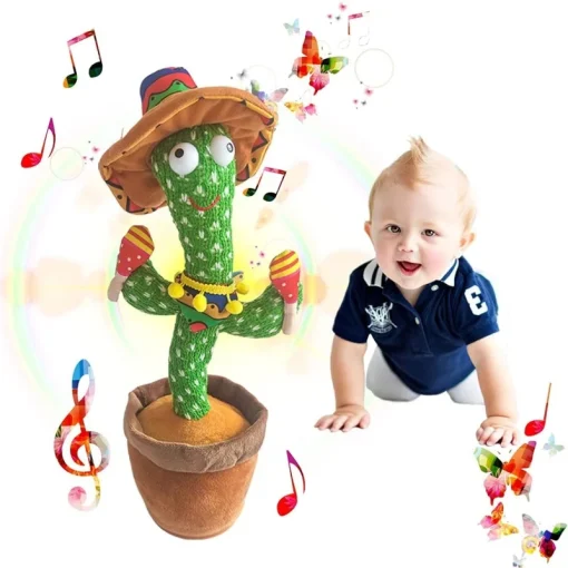 Muñeco Cactus Bailarín y Hablador para Bebés, Niños y Niñas