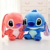 Muñecos de peluche Disney de MINISO, Stitch azul y rosa