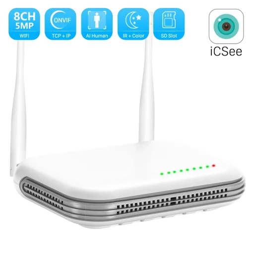 NVR Wifi Mini 8CH 5MP XMeye