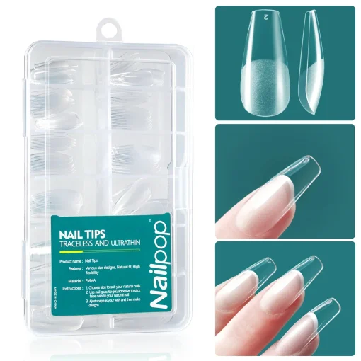 Nailpop 120 pcscaja Puntas de Gel X