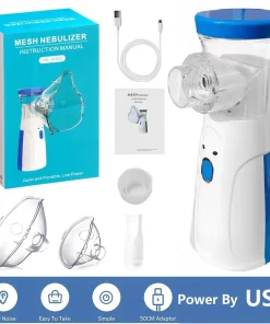 Nebulizador silencioso y portátil para asma