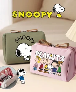 Neceser Snoopy, gran capacidad, viaje portátil, multifunción