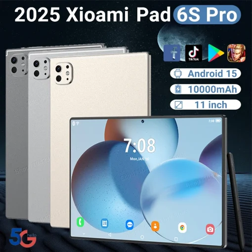 Nuevas Tabletas Android de 11 Pulgadas Xiaomi Pad 6S Pro 5G WiFi SIM Dual