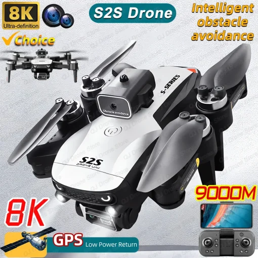 Nuevo Dron S2S 8K Profesional HD Doble Cámara