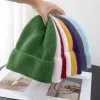 Nuevo Invierno Versión Coreana Gorro de Piel de Conejo