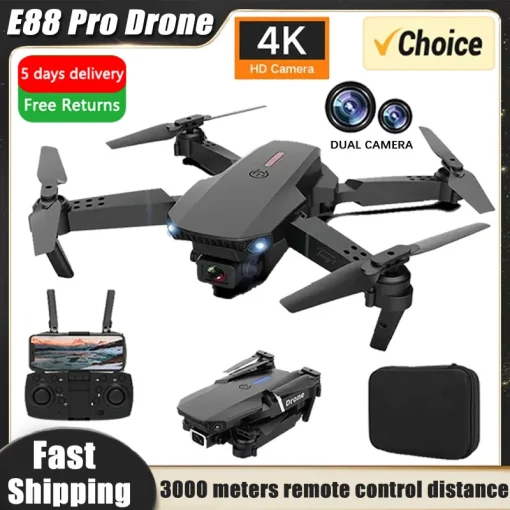 Nuevo dron RC E88Pro 4K profesional