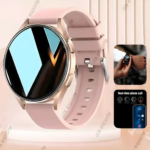 Nuevo reloj inteligente Bluetooth para llamadas, frecuencia cardíaca, diales personalizados, deporte, hombre, mujer, 2024