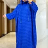 Nuevo vestido de oración de invierno para Ramadán, abaya para mujer