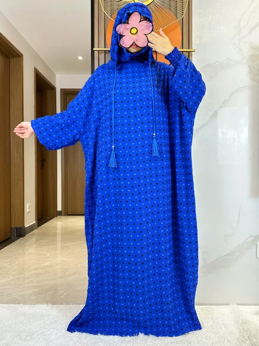 Nuevo vestido de oración de invierno para Ramadán, abaya para mujer