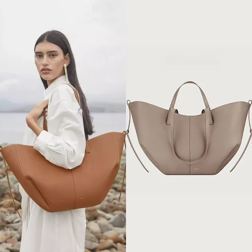 Nuevo y gran bolso tote axilar para mujer