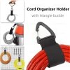 Organizador de cables con hebilla triangular