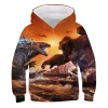 Otoño novedad sudadera 3D King Kong vs Godzilla