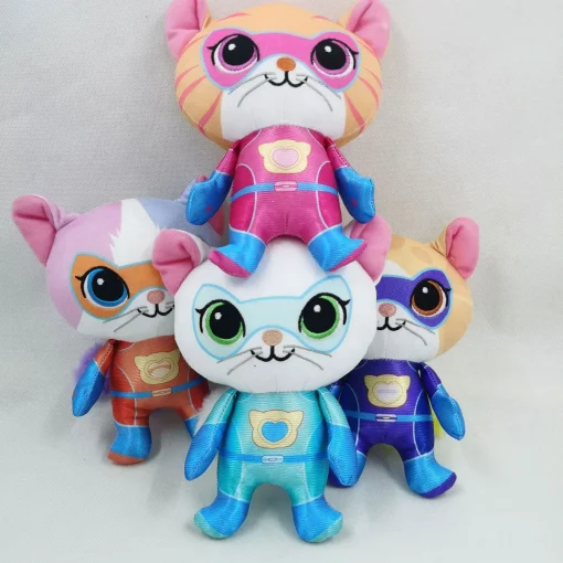 Pack 4 Muñecos Super Kitties