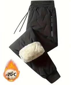 Pantalón cálido de invierno para hombre