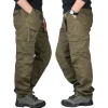 Pantalón camuflaje hombre senderismo caza algodón