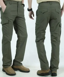 Pantalón de secado rápido para hombre, verano, deportivo, senderismo