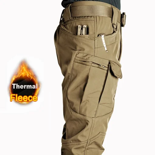 Pantalones Tácticos Polares Tiburón Invierno Hombre 5XL