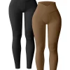 Pantalones Yoga Mujer Invierno Cintura Alta