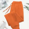 Pantalones casuales de felpa para mujer