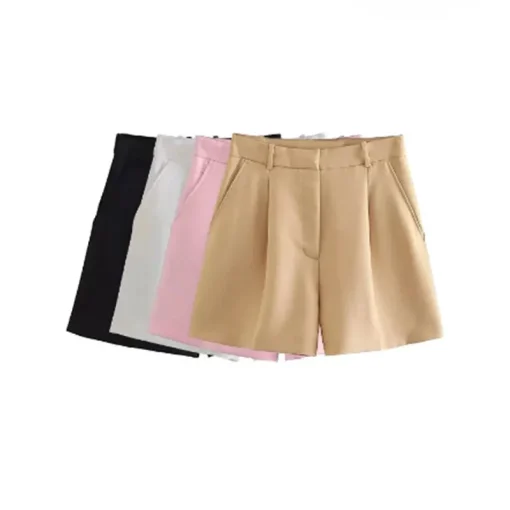 Pantalones cortos bermudas de moda para mujer Mooyufon