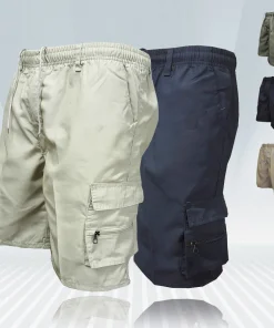 Pantalones cortos cargo de moda para hombre