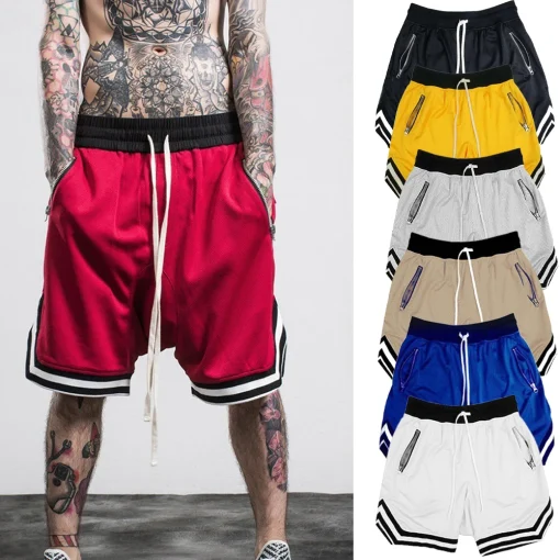 Pantalones cortos deportivos de baloncesto para hombre