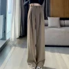 Pantalones de pierna ancha elegantes y de talle alto