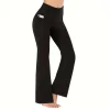 Pantalones de yoga acampanados para mujeres