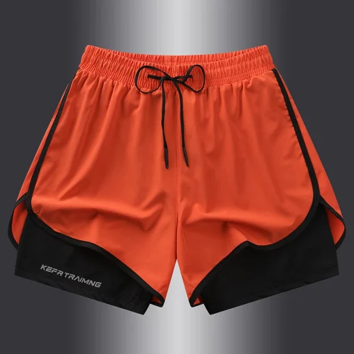 Pantalones deportivos cortos de secado rápido para hombre