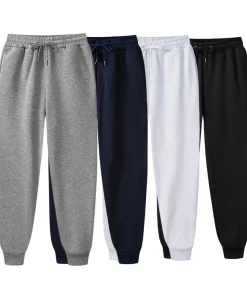 Pantalones deportivos de correr para hombre, informales y cómodos