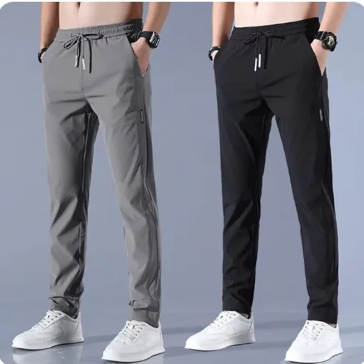 Pantalones deportivos elásticos de verano para hombre