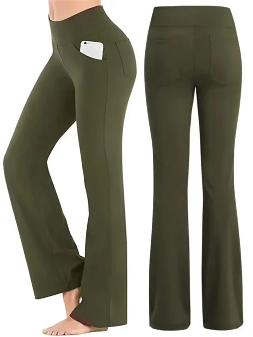 Pantalones elegantes para mujer Palazzo Flared