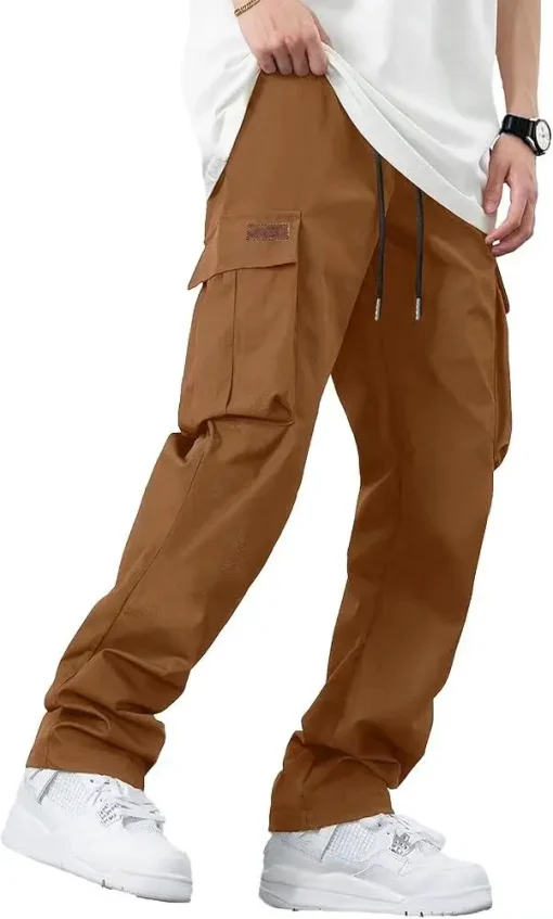 Pantalones nuevos de trabajo multibolsillos para hombre