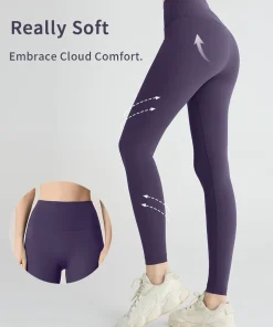 Pantalones yoga ajustados de cintura alta