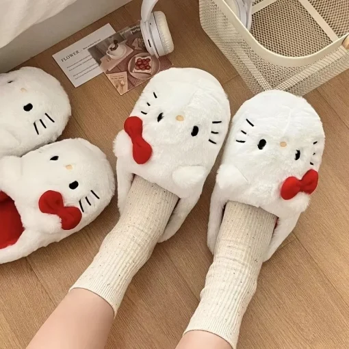 Pantuflas de Felpa de Anime Sanrio, Kawaii