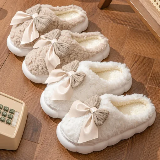 Pantuflas de algodón para otoño e invierno