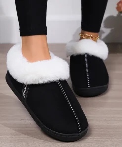 Pantuflas de invierno para mujer, cálidas y casuales