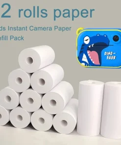 Papel para impresión sin núcleo de recarga instantáneo