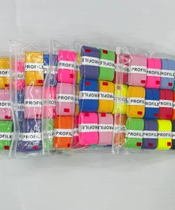 Paquete de 12 sobregrips adhesivos para raqueta de pádel