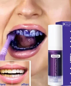 Pasta dental blanqueadora V34 Purple Teeth