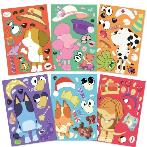 Pegatinas de dibujos animados Bingo Dog B-Bluey