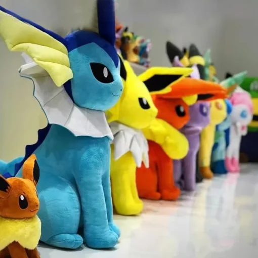 Peluche Pokémon Eevee y sus evoluciones