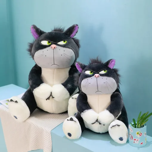 Peluche divertido de gato Figaro, muñeca de trapo, juguete para dormir infantil, regalo para niños