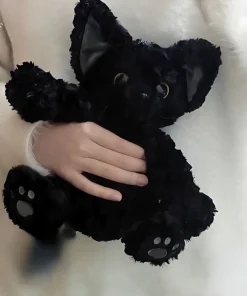 Peluche gato negro bonito